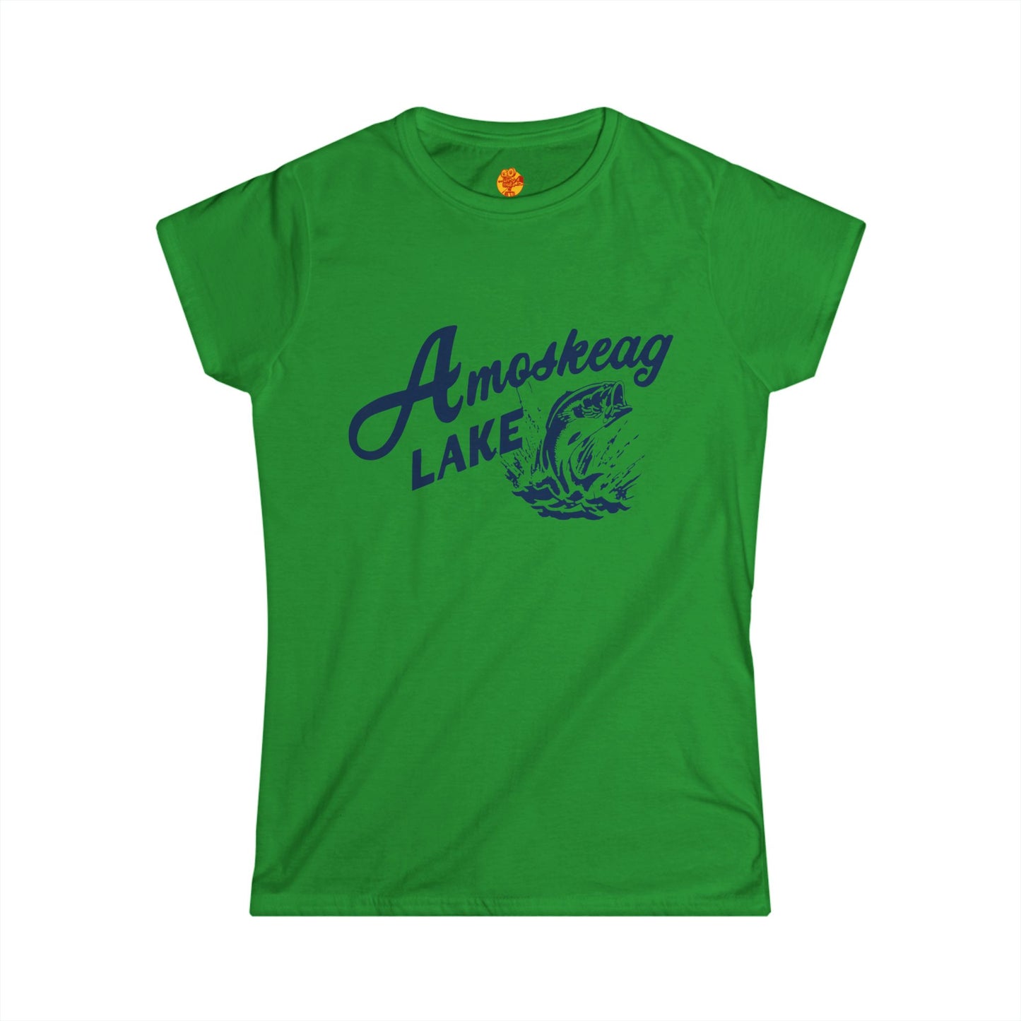 Amoskeag Lake Women’s Tee Roxanne Chase-Feder Grown Ups Women's Softstyle Tee