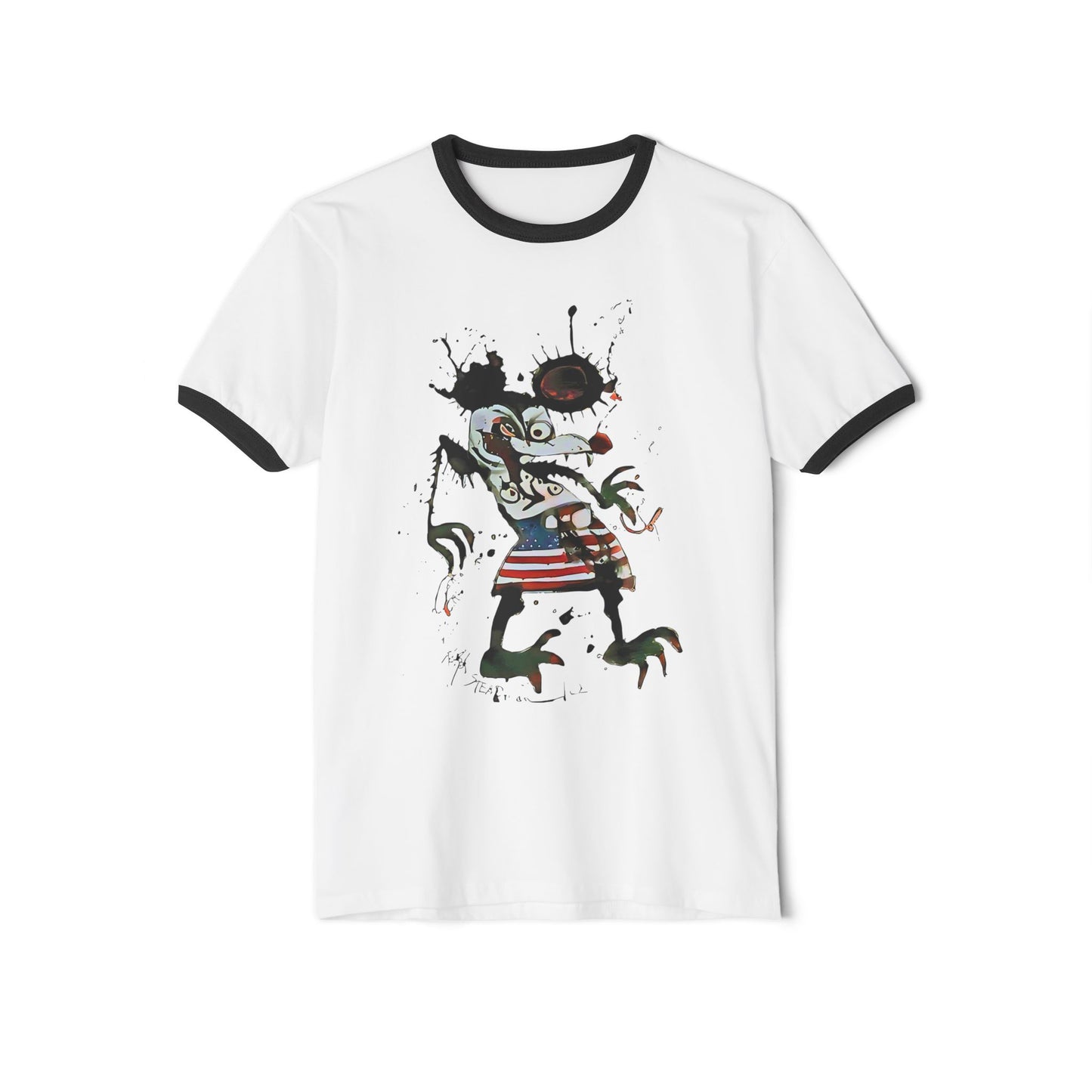 Fear and Loathing in Las Vegas Crazy Tobey Maguire Micky Hitchhiker Unisex Cotton Ringer T-Shirt