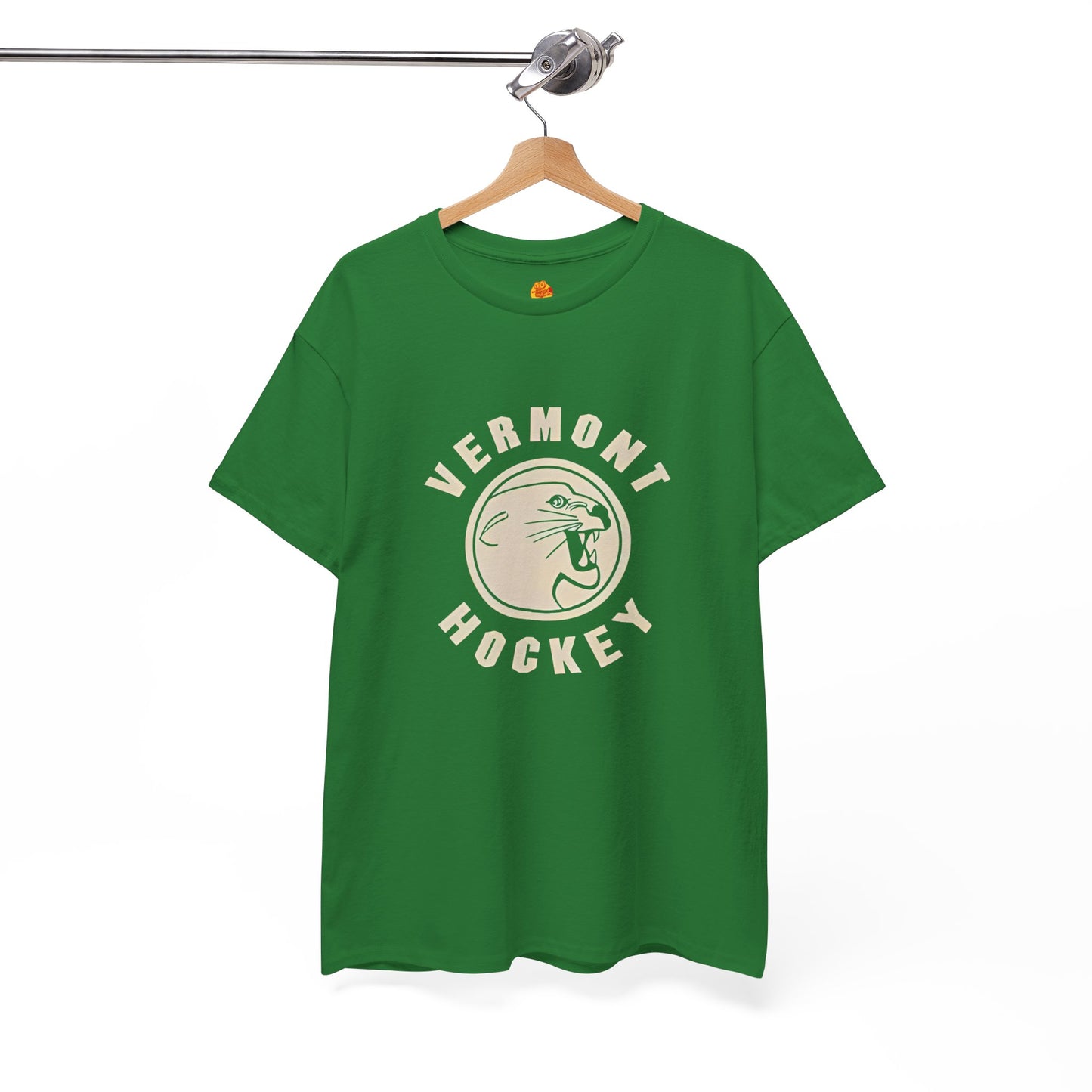 Vermont Hockey T-Shirt Eric Lamonsoff Grown Ups Unisex Heavy Cotton Tee