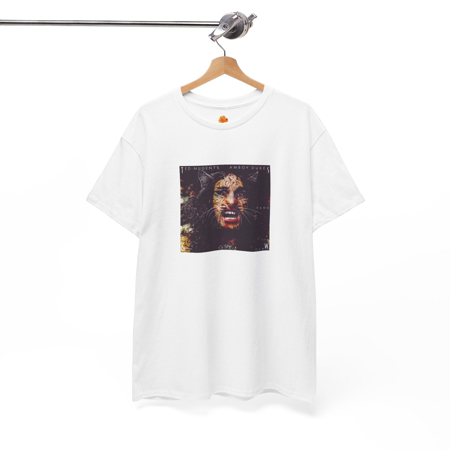 Ted Nugent's Amboy Dukes Tooth, Fang & Claw Dazed and Confused Matthew McConaughey David Wooderson Unisex Heavy Cotton Tee