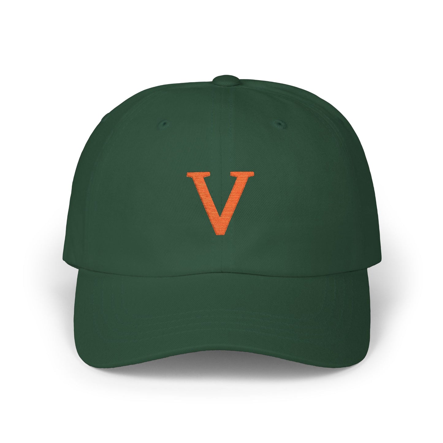 V Embroidered Cap Edward Scissorhands Johnny Deep Classic Dad Cap