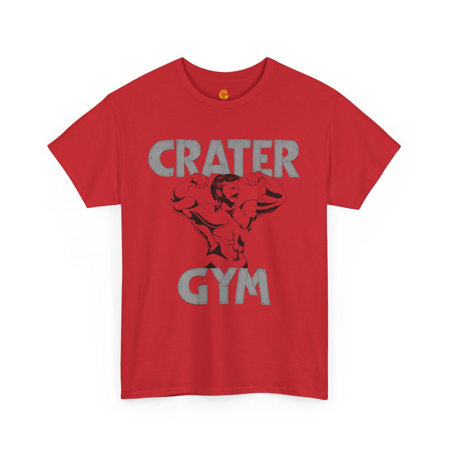 Crater Gym T-Shirt Lou Love Lies Bleeding Unisex Heavy Cotton Tee