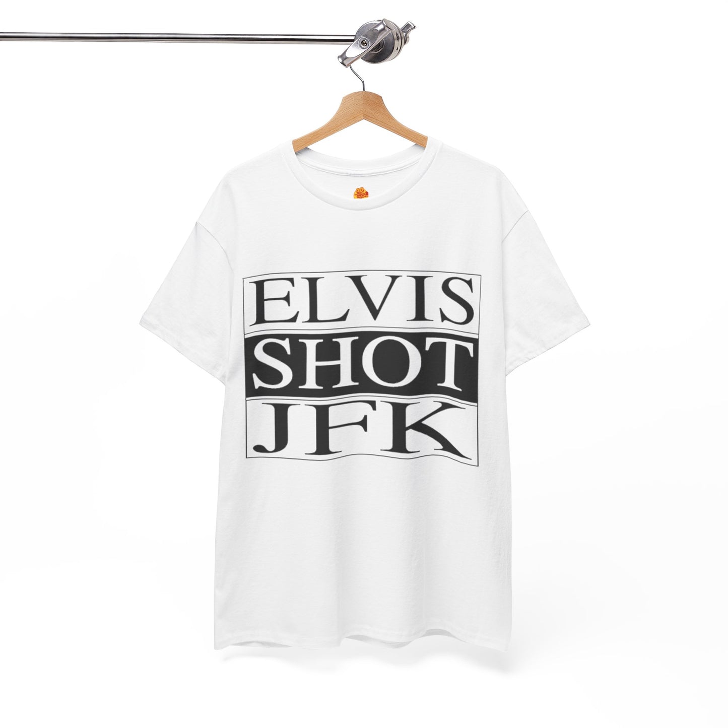 Elvis Shot JFK T-Shirt Darty La Haine Unisex Heavy Cotton Tee