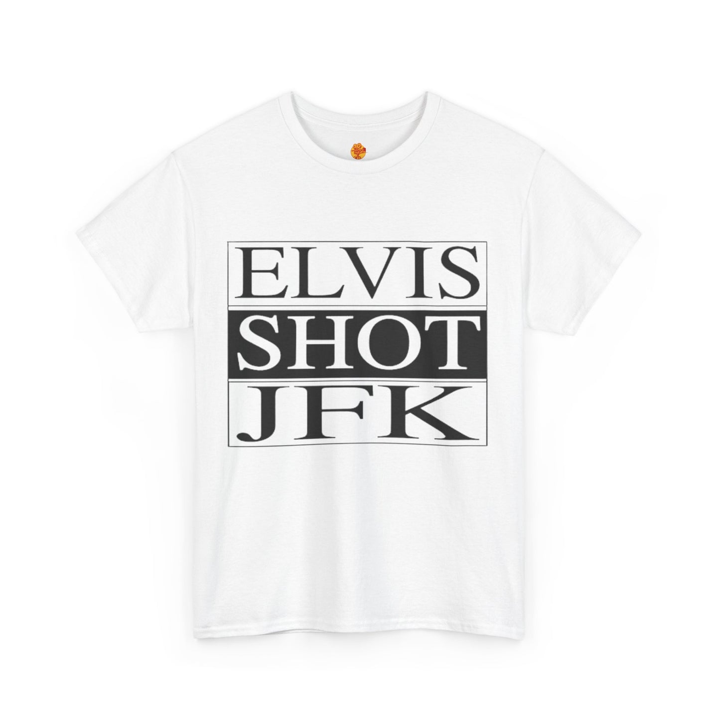 Elvis Shot JFK T-Shirt Darty La Haine Unisex Heavy Cotton Tee