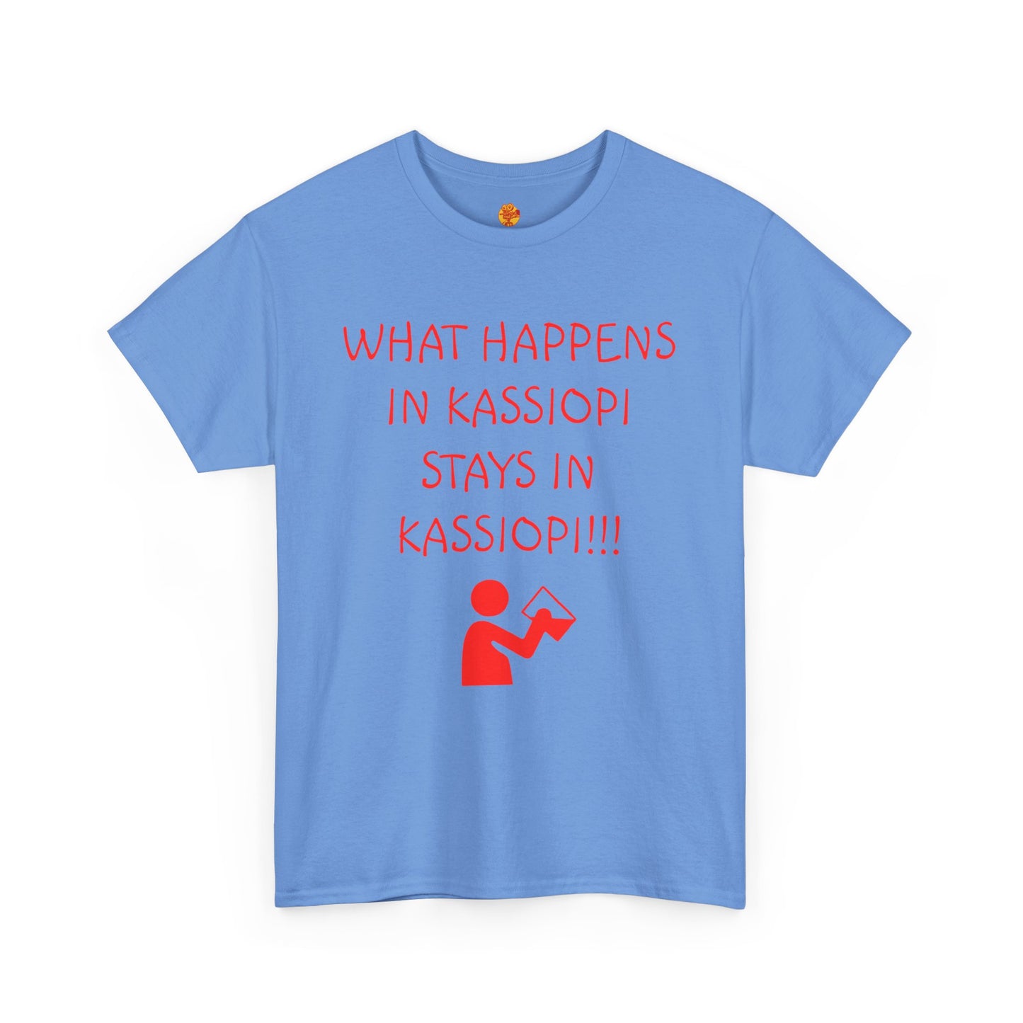 What Happens In Kassiopi Stays In Kassiopi Felix Catton Saltburn Unisex Heavy Cotton Tee