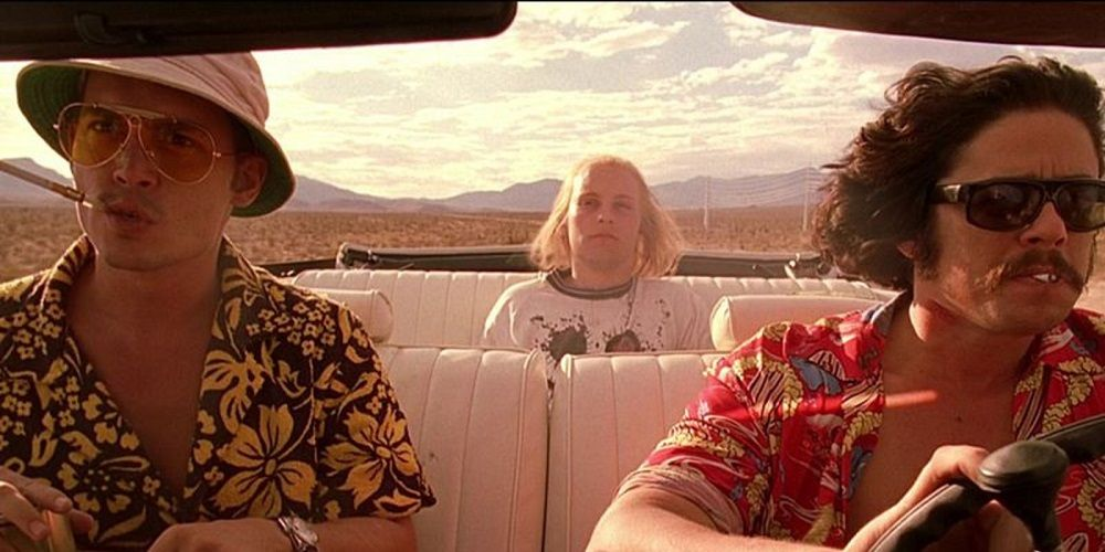Fear and Loathing in Las Vegas Crazy Tobey Maguire Micky Hitchhiker Unisex Cotton Ringer T-Shirt