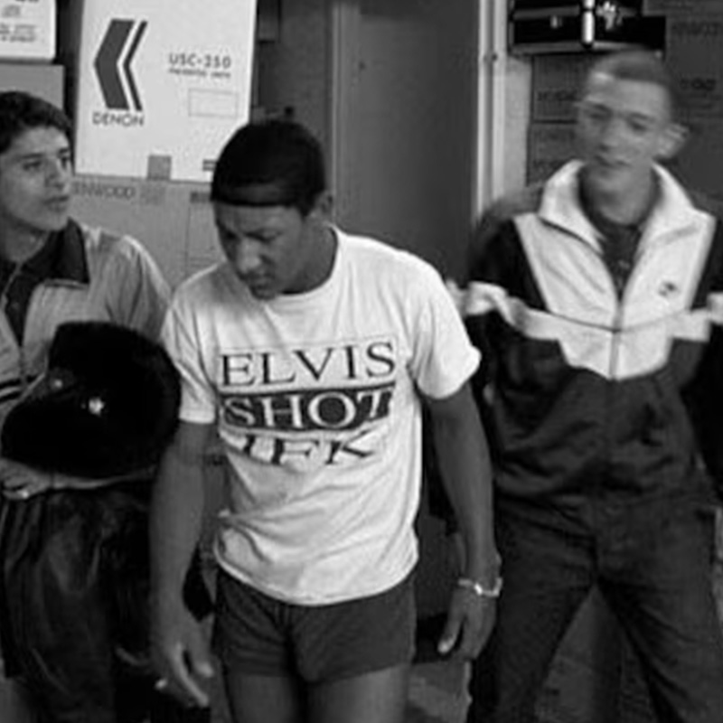Elvis Shot JFK T-Shirt Darty La Haine Unisex Heavy Cotton Tee