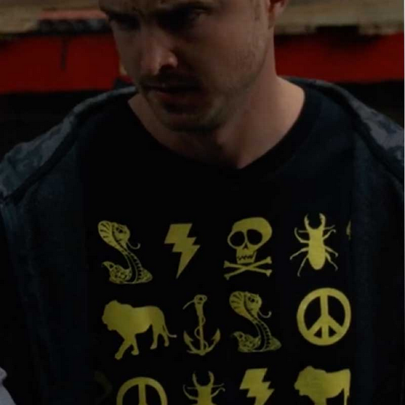 Yellow Icons Jesse Pinkman Breaking Bad Unisex Heavy Cotton Tee