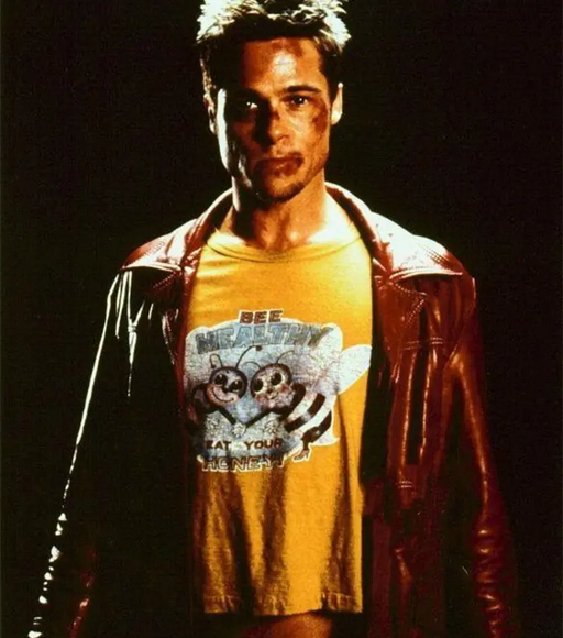 Bee Healthy Eat Your Honey Fight Club Brad Pitt Tyler Durden Unisex Heavy Cotton Tee