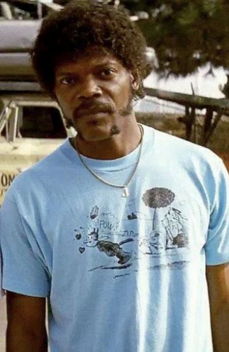 Krazy Kat Pulp Fiction Jules Winnfield Samuel L Jacksons Unisex Heavy Cotton Tee