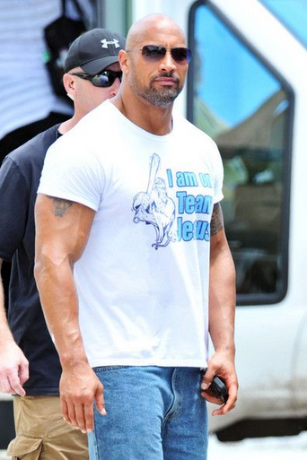 I Am On Team Jesus Dwayne Johnson The Rock Paul Doyle Pain & Gain Unisex Heavy Cotton Tee