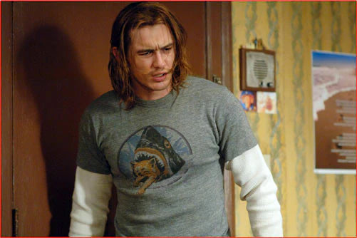 Cat Shark Pineapple Express James Franco Saul Silver Unisex Heavy Cotton Tee