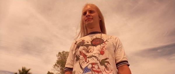 Fear and Loathing in Las Vegas Crazy Tobey Maguire Micky Hitchhiker Unisex Cotton Ringer T-Shirt