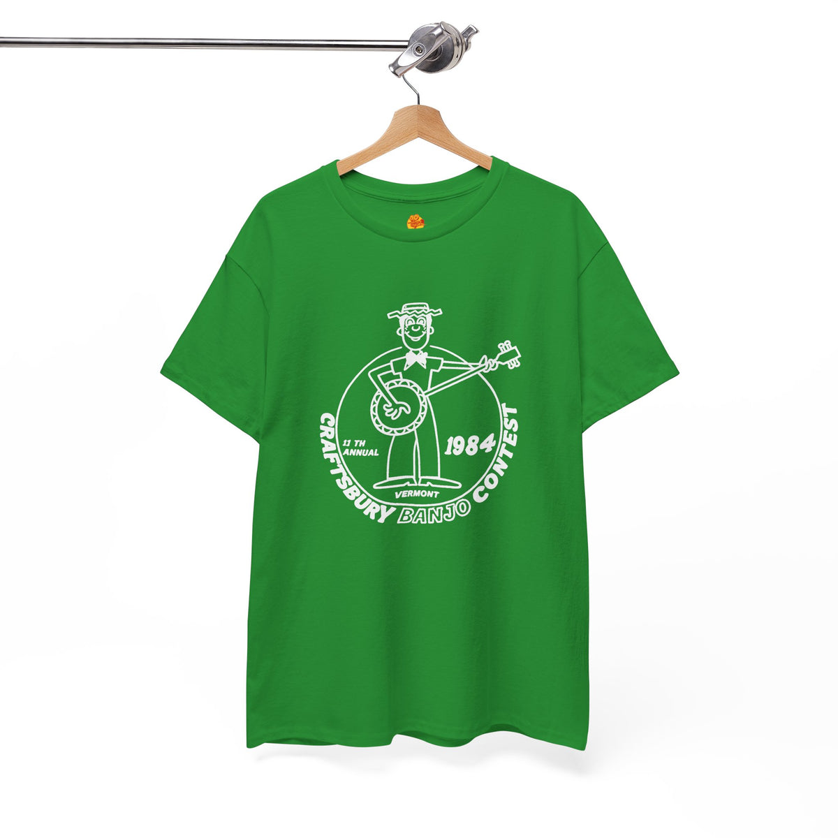 Stranger Things Craftsbury Banjo Contest 1984 Unisex Heavy Cotton Tee