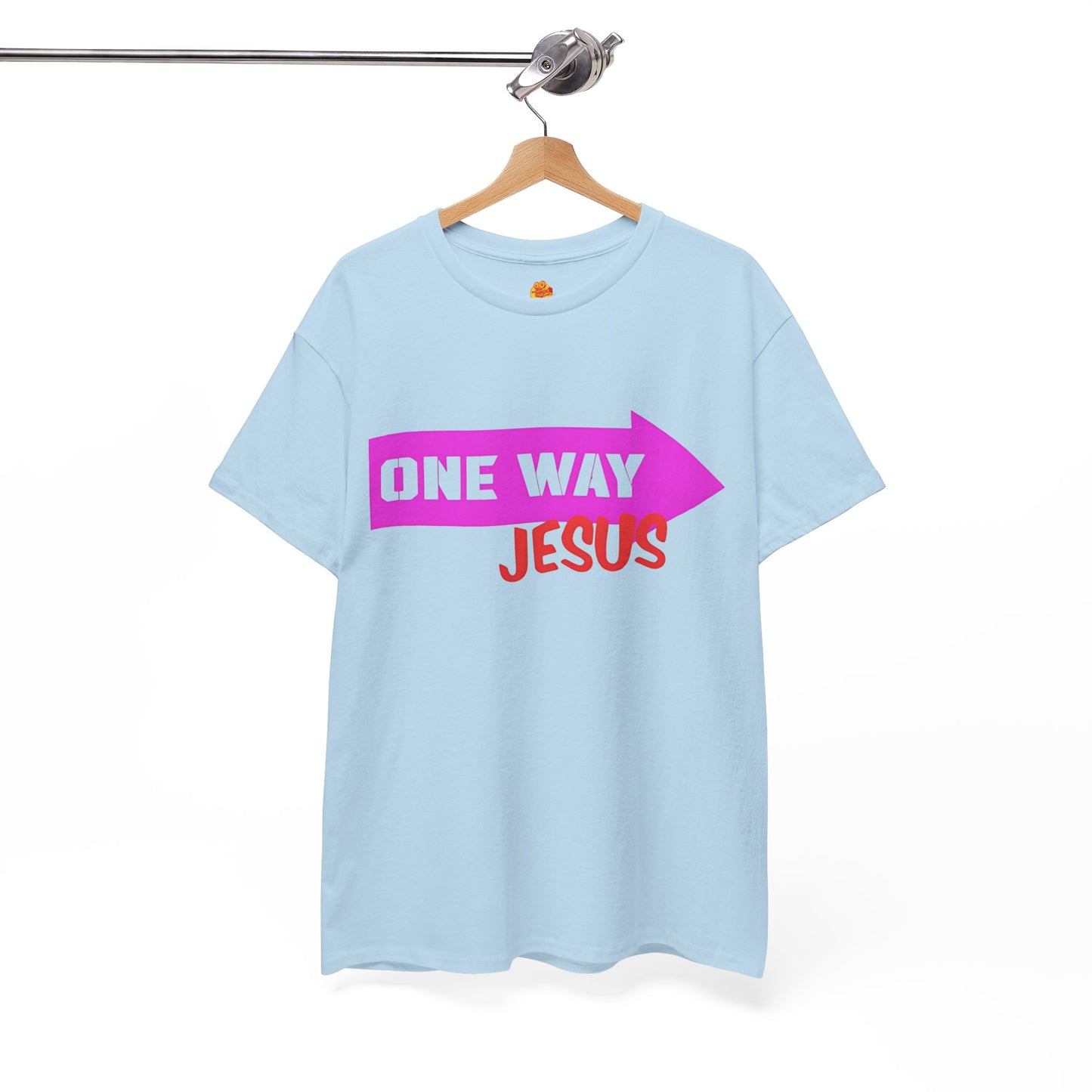 One Way Jesus Dwayne Johnson The Rock Paul Doyle Pain & GainUnisex Heavy Cotton Tee