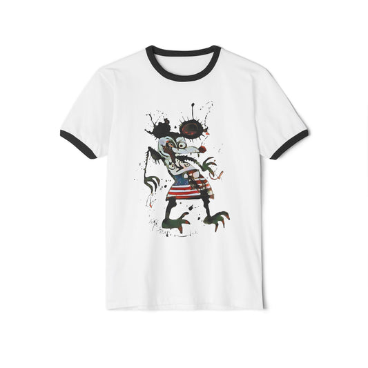 Fear and Loathing in Las Vegas Crazy Tobey Maguire Micky Hitchhiker Unisex Cotton Ringer T-Shirt