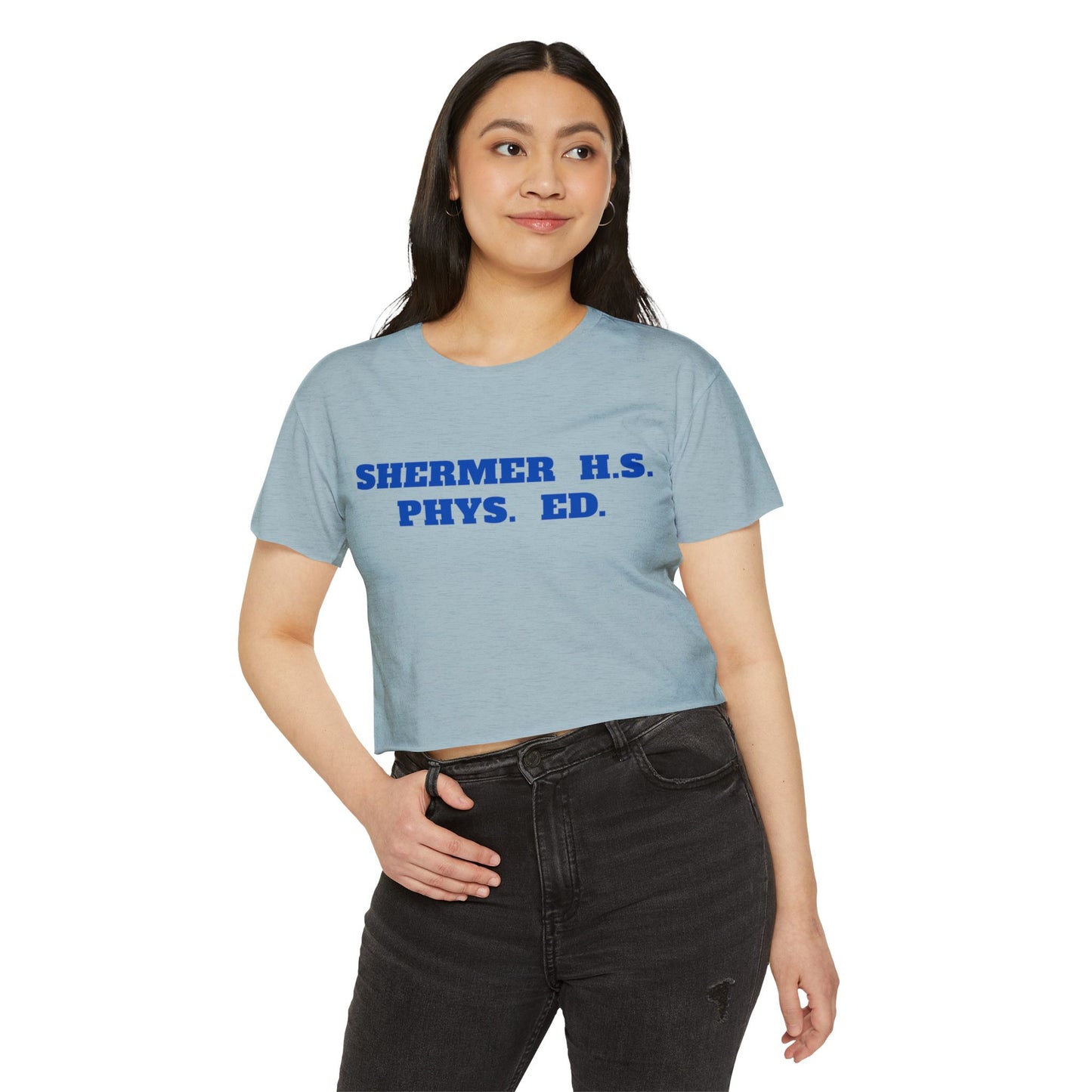 Weird Science Kelly LeBrook Shermer High School Women's Festival Crop Top