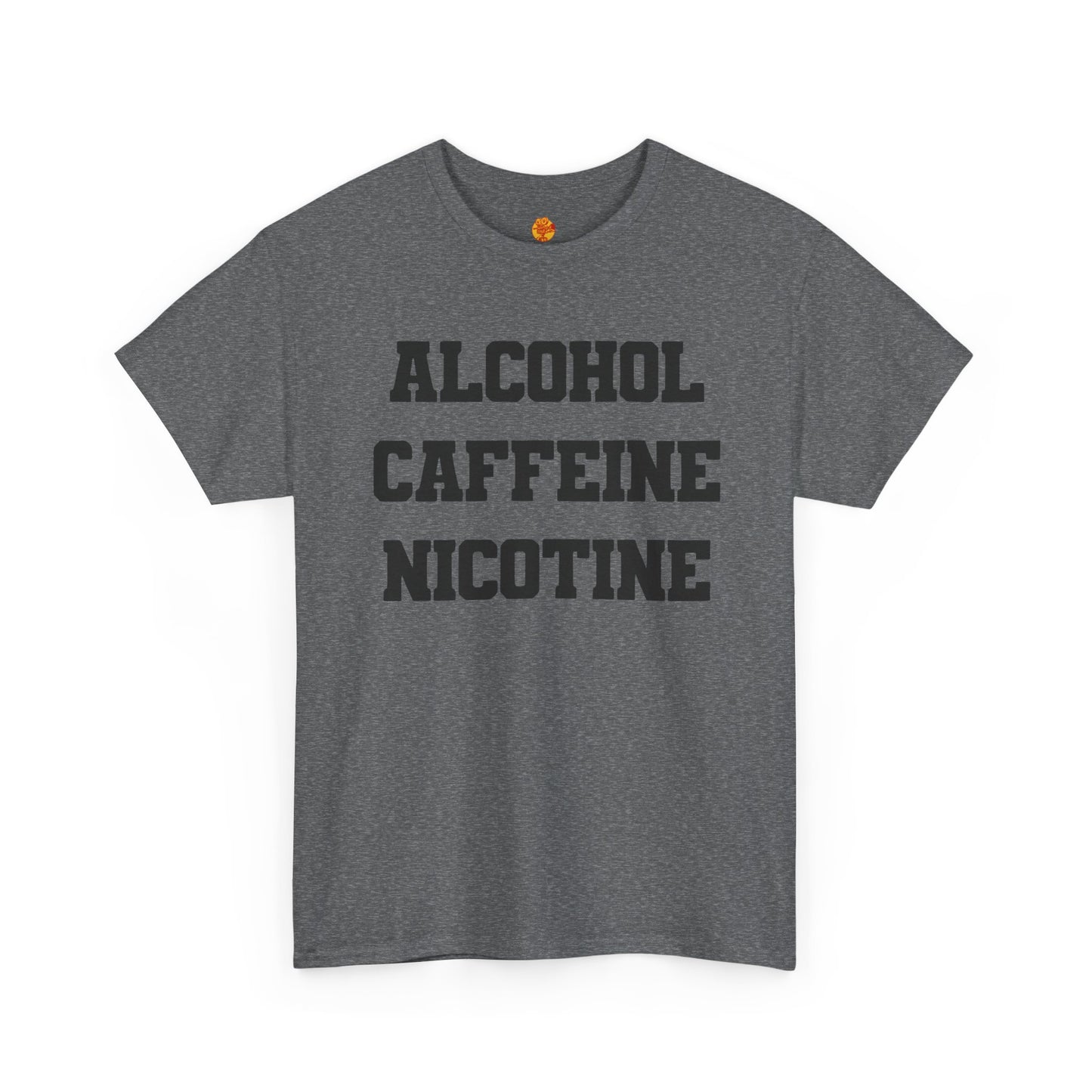 Alcohol Caffeine Nicotine T-Shirt Fiona Gallagher Shameless Unisex Heavy Cotton Tee