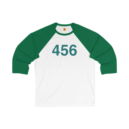 Squid Game 456 Number Jung-jae Lee Gi-hun Seong Unisex 3\4 Sleeve Baseball Tee