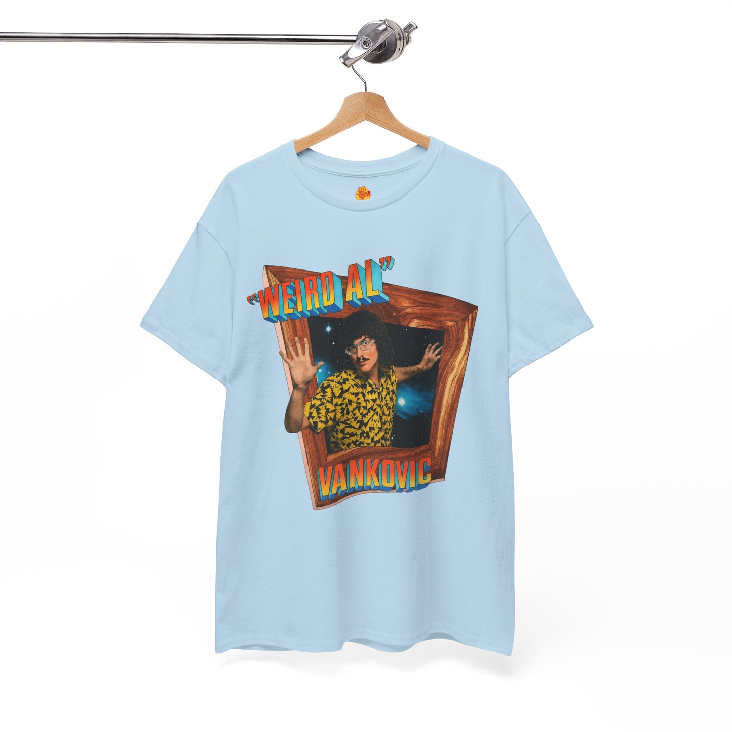 Weird Al Vankovic Stranger Things Gaten Matarazzo Dustin Henderson Unisex Heavy Cotton Tee