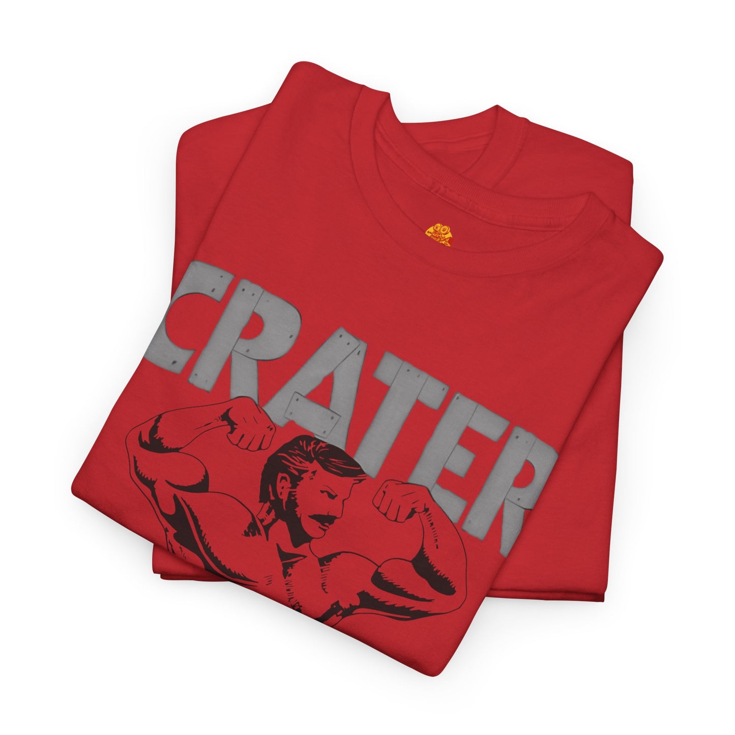 Crater Gym T-Shirt Lou Love Lies Bleeding Unisex Heavy Cotton Tee