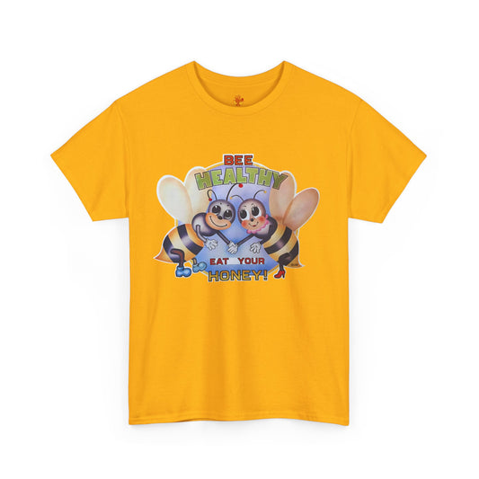Bee Healthy Eat Your Honey Fight Club Brad Pitt Tyler Durden Unisex Heavy Cotton Tee