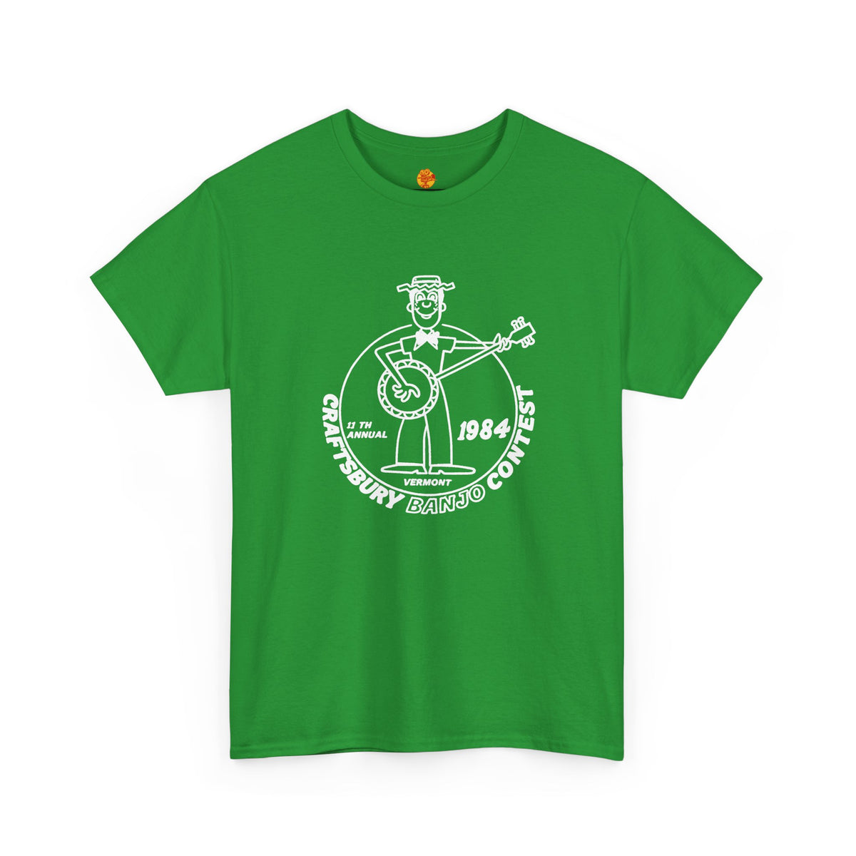 Stranger Things Craftsbury Banjo Contest 1984 Unisex Heavy Cotton Tee