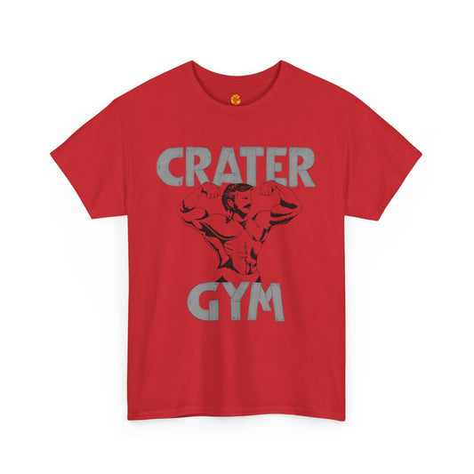 Crater Gym T-Shirt Lou Love Lies Bleeding Unisex Heavy Cotton Tee
