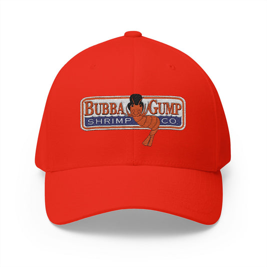 Bubba Gump Shrimp Baseball Hat Closed-Back Structured Cap (Embroidery)