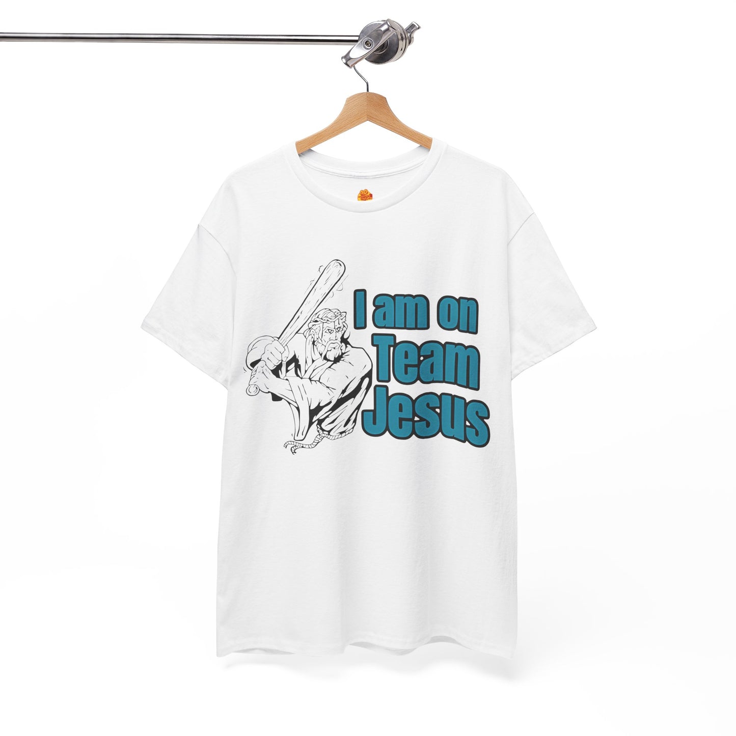 I Am On Team Jesus Dwayne Johnson The Rock Paul Doyle Pain & Gain Unisex Heavy Cotton Tee