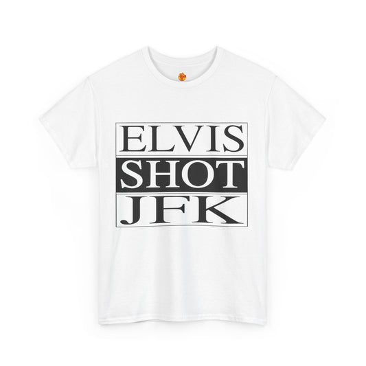 Elvis Shot JFK T-Shirt Darty La Haine Unisex Heavy Cotton Tee