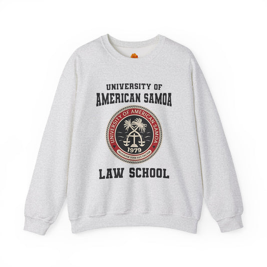 University of American Samoa Law School Better Call Saul Bob Odenkirk Saul Goodman Unisex Heavy Blend™ Crewneck Sweatshirt
