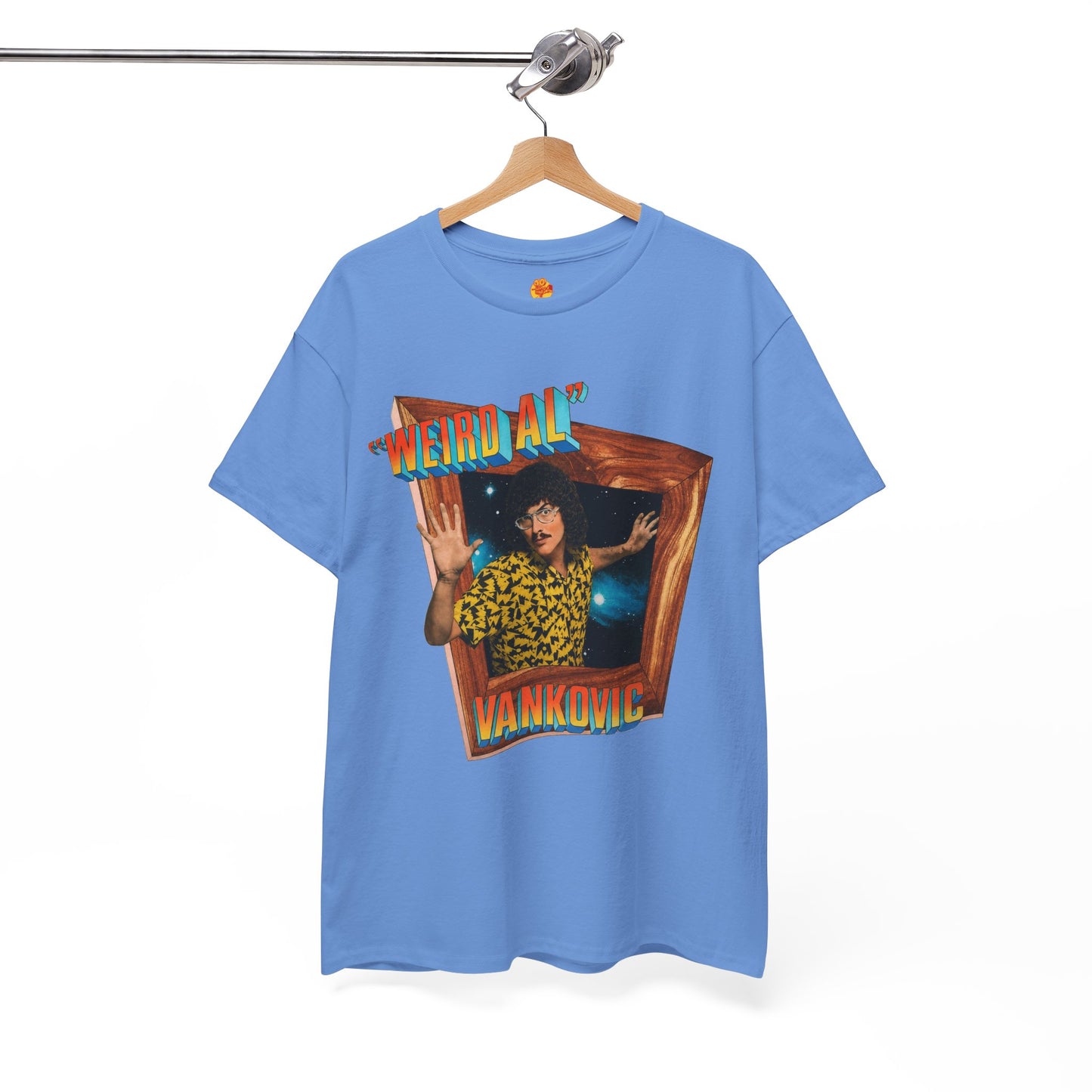 Weird Al Vankovic Stranger Things Gaten Matarazzo Dustin Henderson Unisex Heavy Cotton Tee