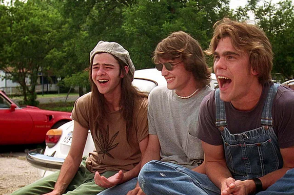 Marihuana Leaf Dazed and Confused Rory Cochrane Ron Slater Unisex Heavy Cotton Tee