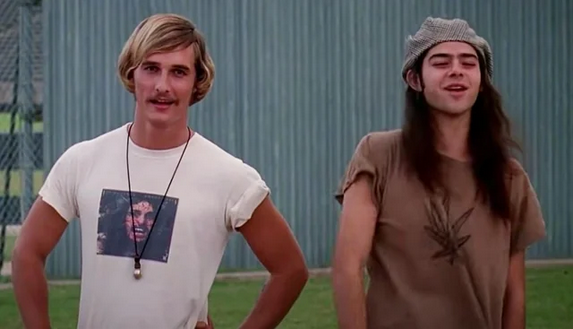 Marihuana Leaf Dazed and Confused Rory Cochrane Ron Slater Unisex Heavy Cotton Tee