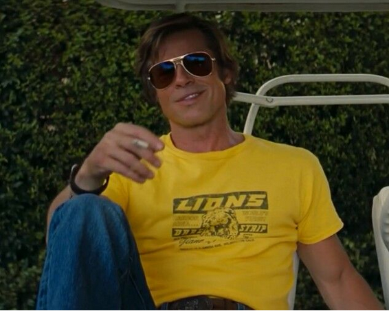 Lions Drag Strip Once Upon a Time in Hollywood Brad Pitt Cliff Booth Unisex Heavy Cotton Tee