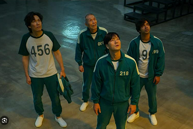 Squid Game 456 Number Jung-jae Lee Gi-hun Seong Unisex 3\4 Sleeve Baseball Tee