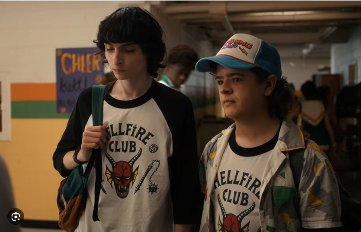 Stranger Things Hellfire Club Unisex Cotton Ringer T-Shirt