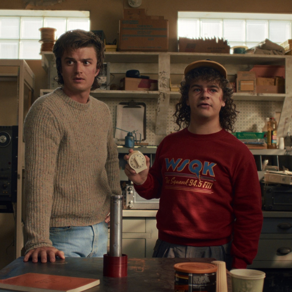 Stranger Things WSQK The Squawk Unisex Heavy Blend™ Crewneck Sweatshirt