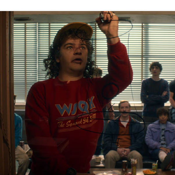 Stranger Things WSQK The Squawk Unisex Heavy Blend™ Crewneck Sweatshirt