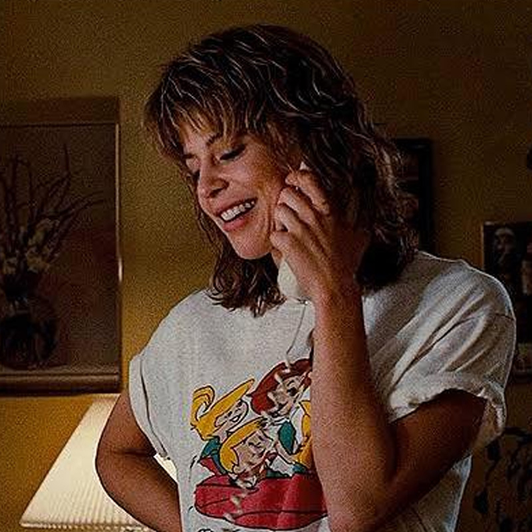 Terminator The Jetsons Linda Hamilton Sarah Connor Unisex Heavy Cotton Tee